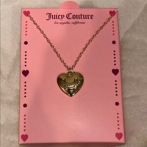 Juicy Couture Gold Heart Necklace